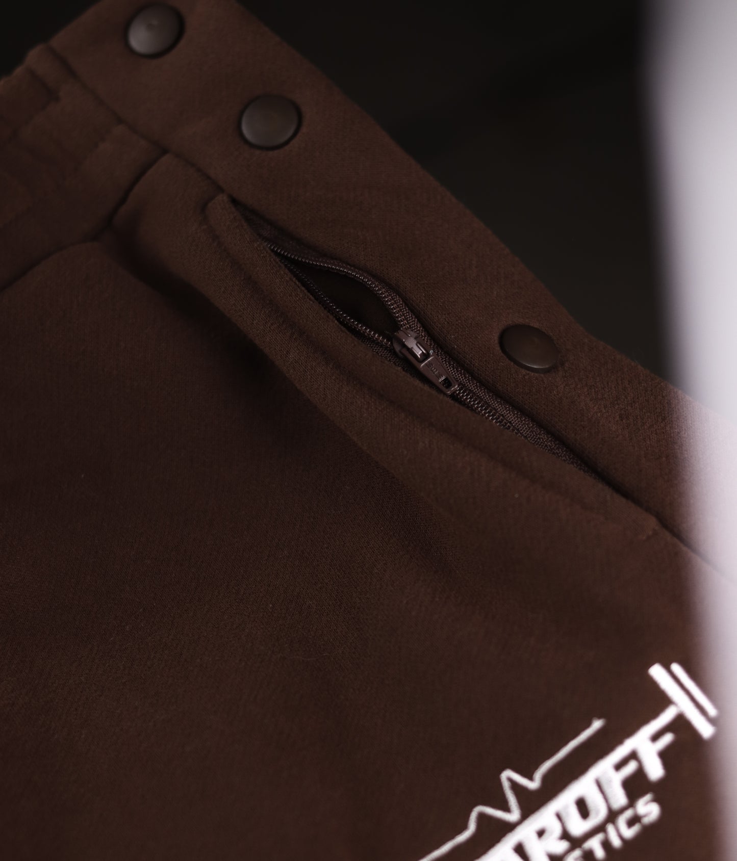 Tear-Off Joggers - Dark Brown