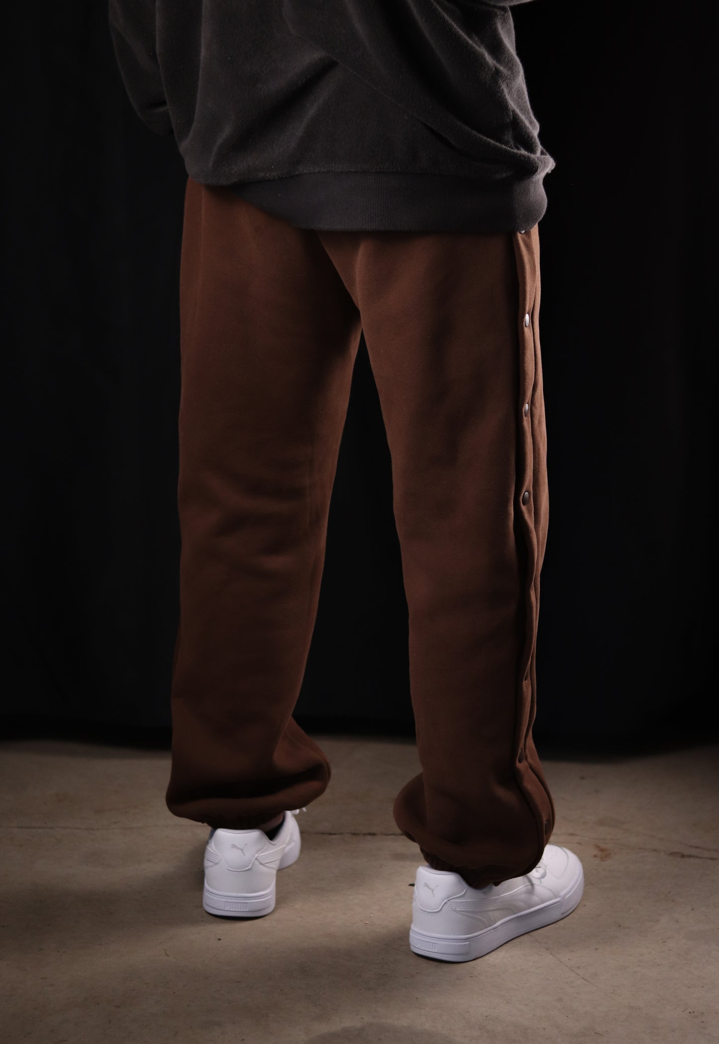 Tear-Off Joggers - Dark Brown