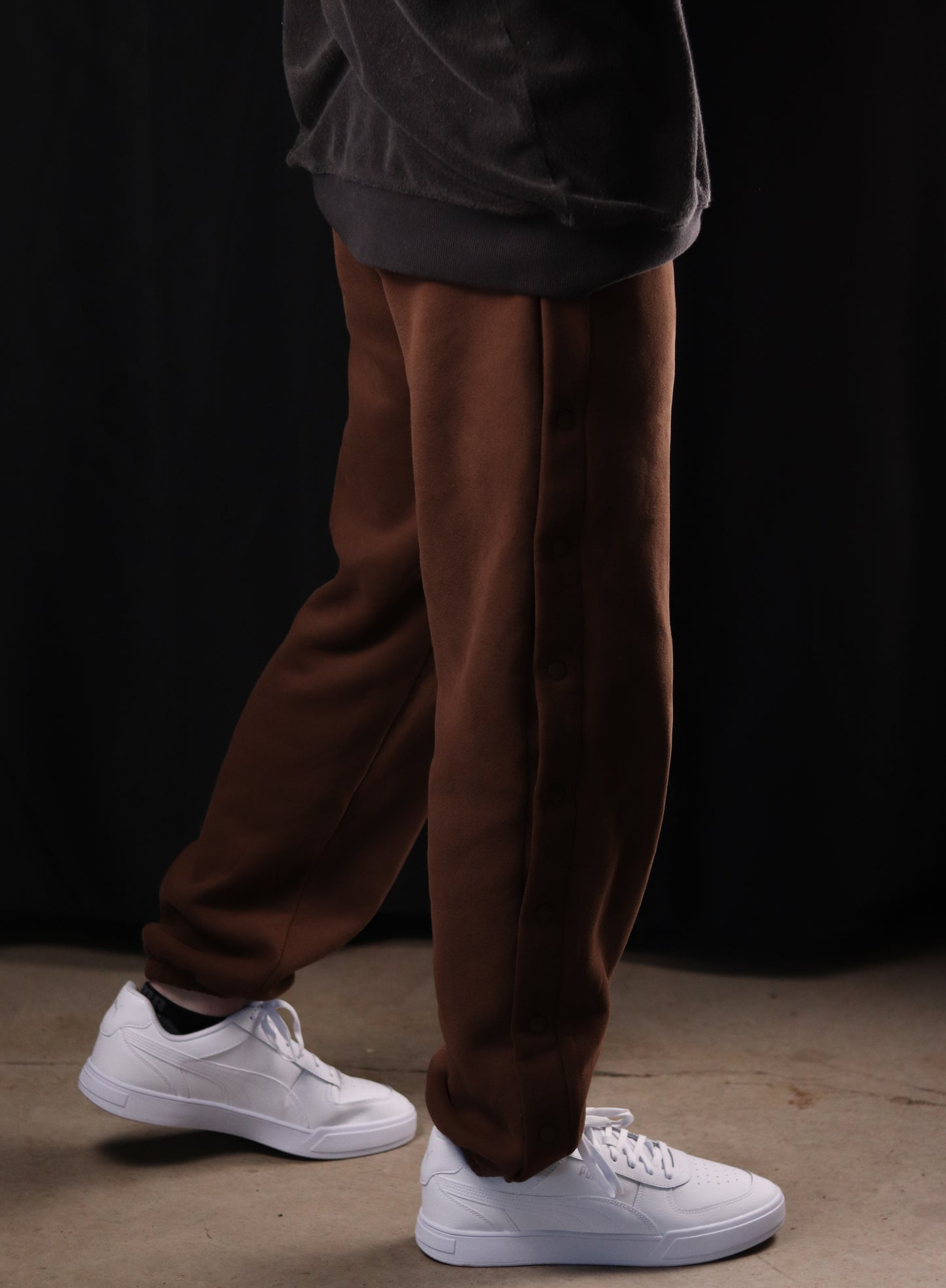 Tear-Off Joggers - Dark Brown