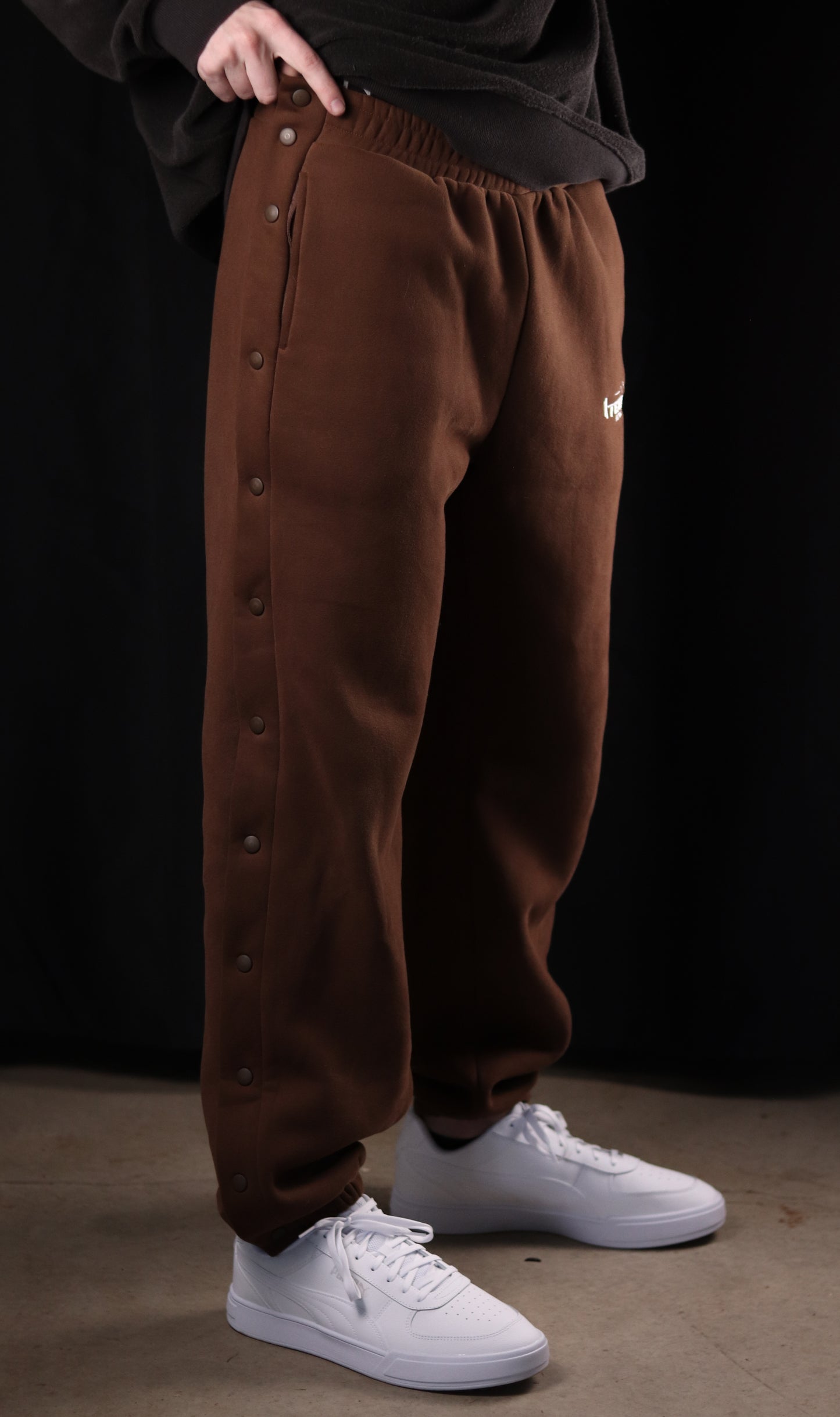 Tear-Off Joggers - Dark Brown