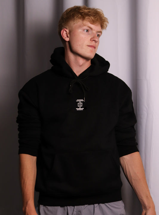 Black Hoodie - Upside-Down Embroidery Logo (LIMITED EDITION)